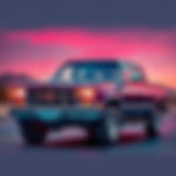 A well-maintained 1990 GMC Suburban with a shiny exterior, showcasing its upgraded features and classic design.