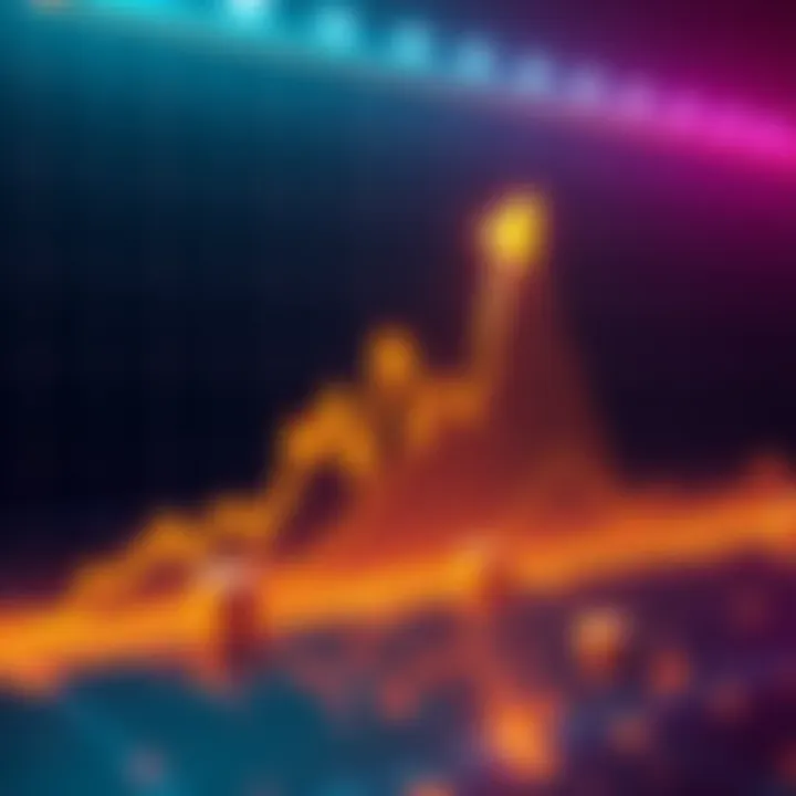 AAVE cryptocurrency chart showing a significant upward trend with a golden cross pattern approaching on the graph.