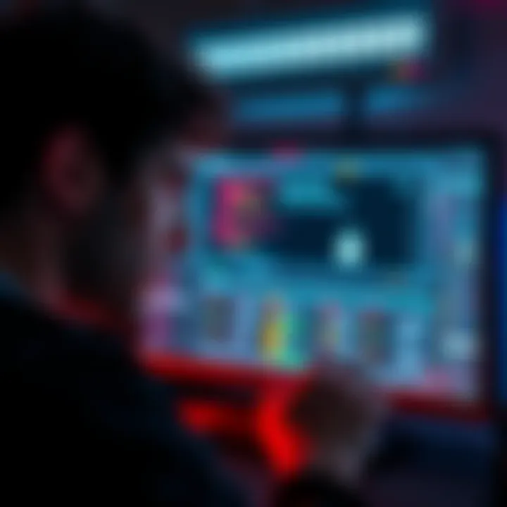 A frustrated person looking at a computer screen showing an account access error message related to firmware security.
