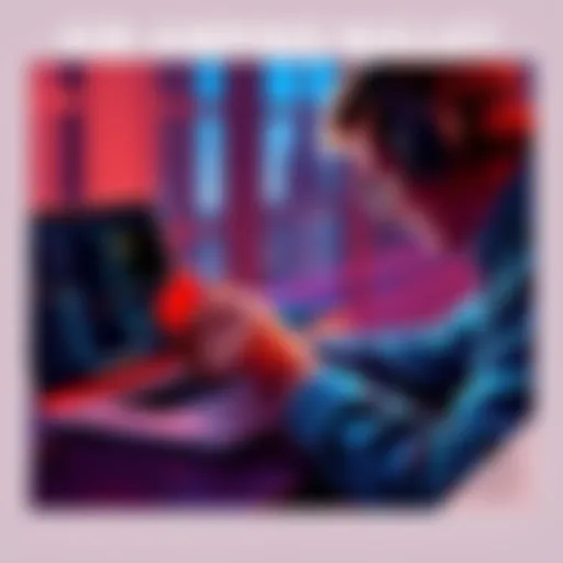 A person setting up a Trezor Safe 7 hardware wallet while using Sparrow Wallet on a laptop, emphasizing offline transaction security.