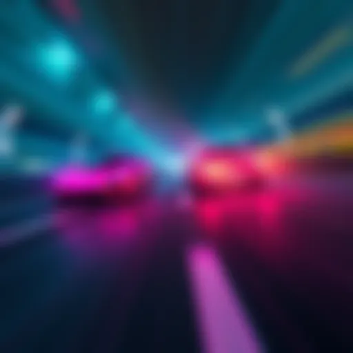 A visual representation showing Algorand racing ahead of Ethereum, symbolizing faster transaction speed and efficiency.