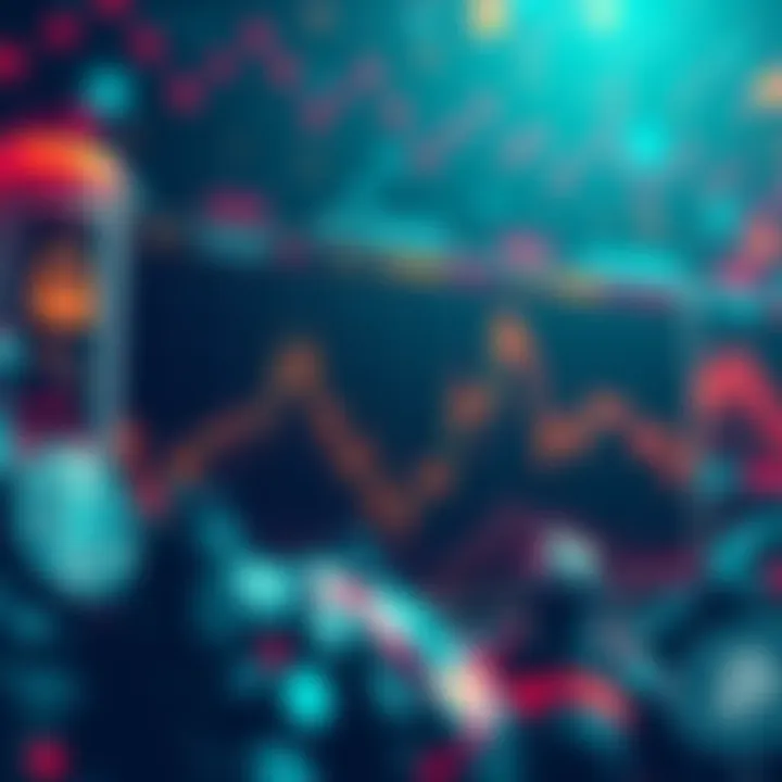 A chart showing altcoins approaching key support levels in the cryptocurrency market, hinting at a potential alt season.