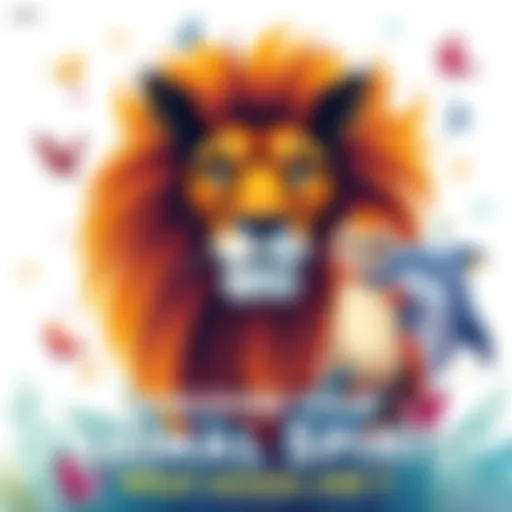 A colorful illustration showing various animals like a lion, owl, and dolphin representing different personalities, inviting people to take a quiz.