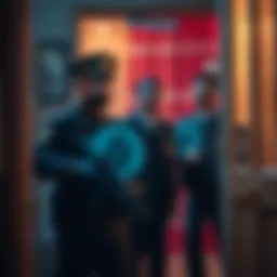 Police apprehending the Chinese billionaire known as the Bitcoin Queen in her home during a money laundering investigation.