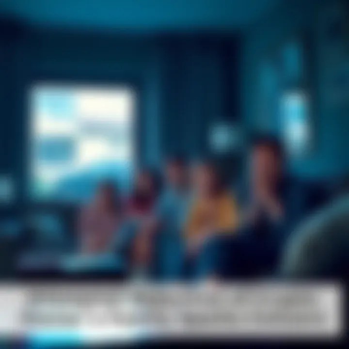 A concerned family looks distressed after an attempted abduction. They are gathered in a living room, with a visible sense of fear and urgency. A window shows the outside street, hinting at potential danger.