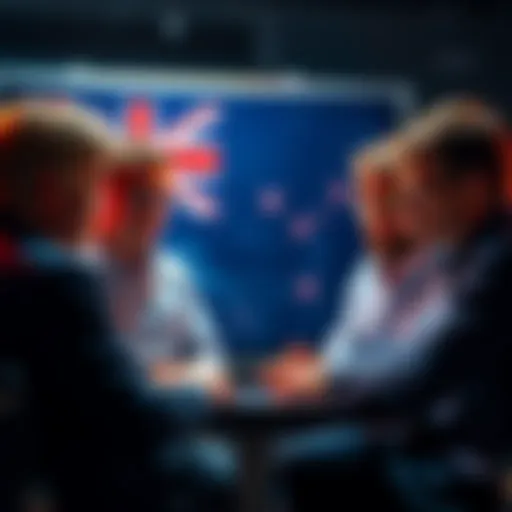Group of Australians discussing Bitcoin investment strategies using self-managed super funds