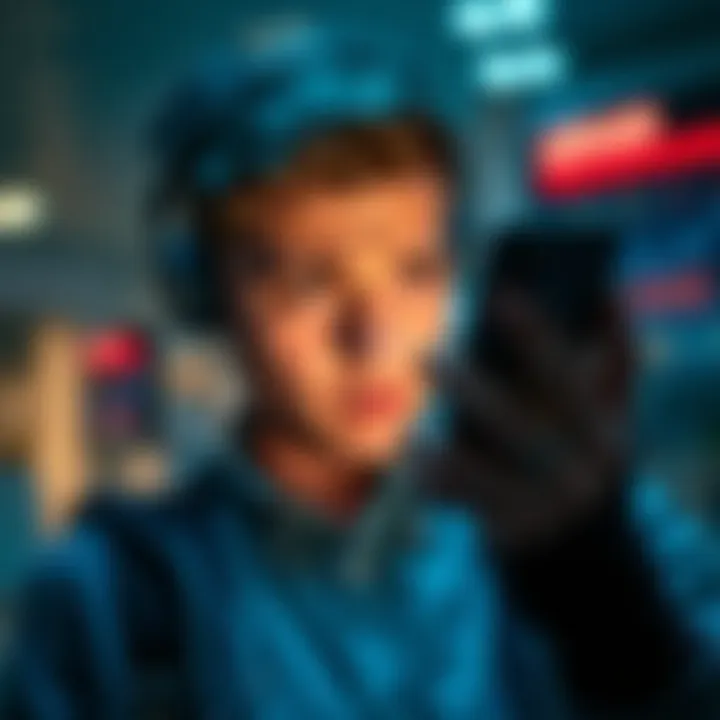 A worried person looking at their phone after receiving a suspicious automated call regarding Ledger recovery, symbolizing trust issues and data security concerns.