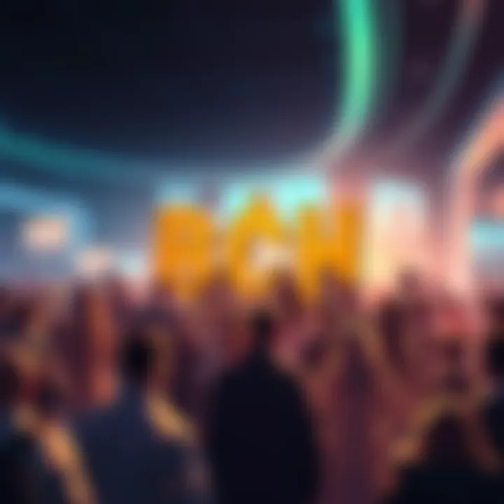 A graphic showing key updates and trends in the BCH community with people discussing and sharing ideas
