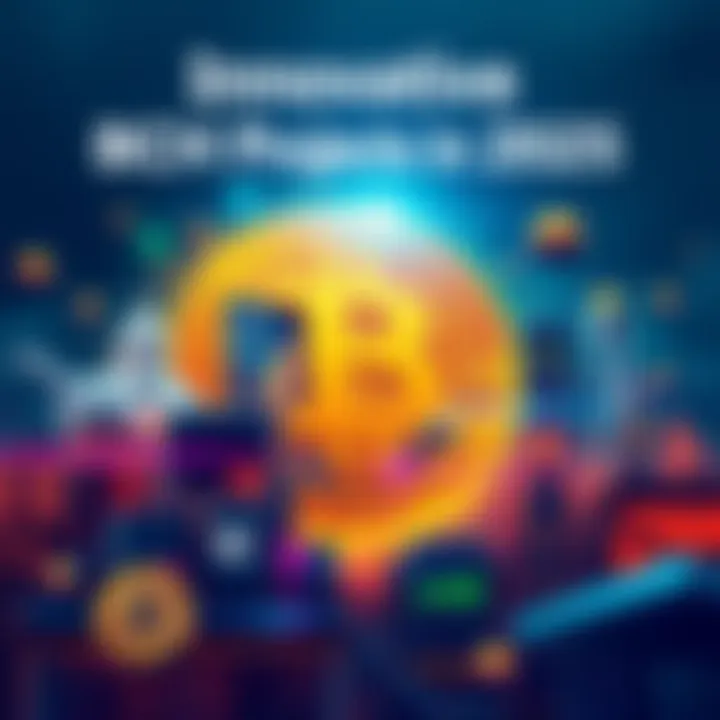 A collage of innovative projects and technologies related to BCH, showcasing its influence in cryptocurrency development for 2025.