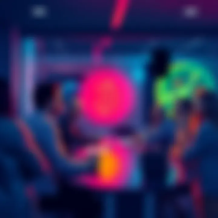 People engaging in discussion about Bitcoin and sharing ideas in a collaborative setting