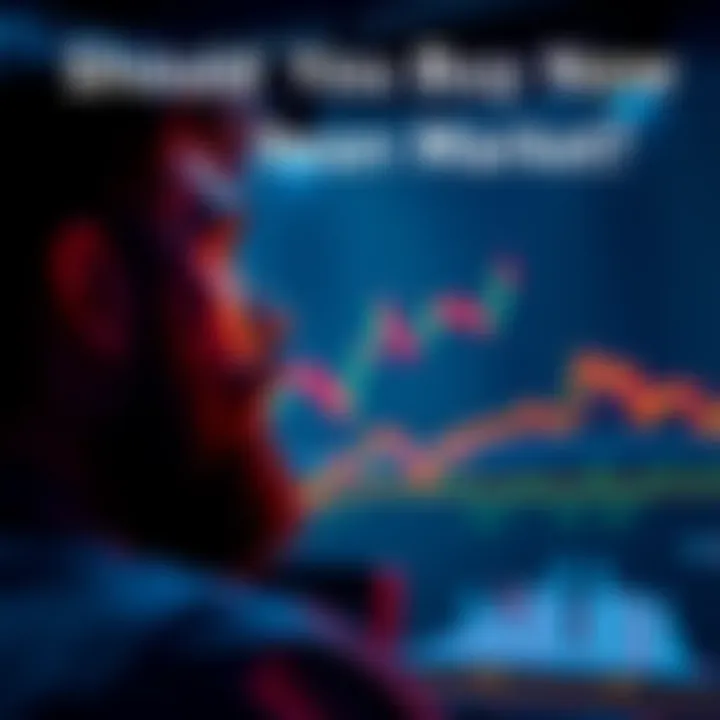 Person looking at Bitcoin chart and thinking about investing