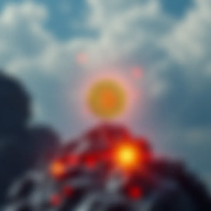 A representation of Bitcoin reaching a new peak, symbolizing financial growth and market excitement