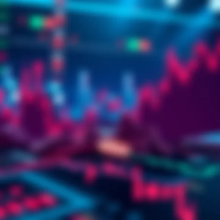 Bitcoin chart showing a sharp decline as the cryptocurrency market loses value, reflecting trader anxiety and market instability.