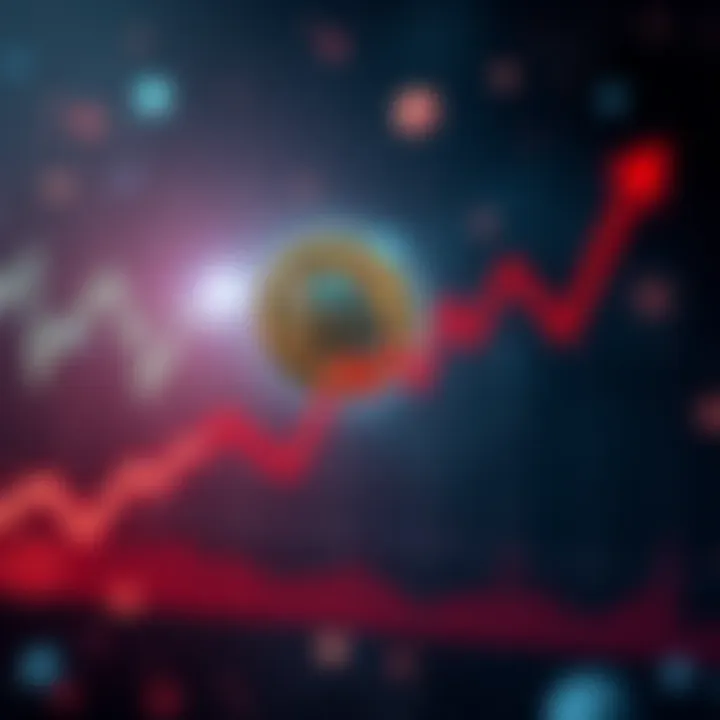 Graph showing Bitcoin's decline from $126K to $86K with a red downward trend