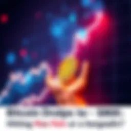 A downward trend showing Bitcoin's price drop to $86,000 with potential buyers considering investment options