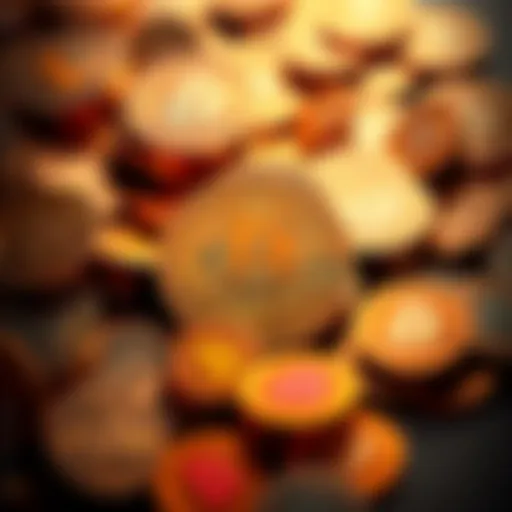 A pile of Bitcoin coins featuring the Satoshi symbol, representing the rise of Satoshi millionaires as full coin ownership declines.