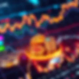 A visual showing Bitcoin and various altcoins rising in value, symbolizing potential altseason during a crypto bull cycle.