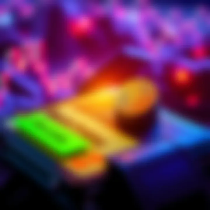 A digital wallet displaying Bitcoin transactions and discount tags for Black Friday sales