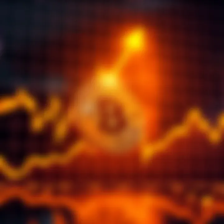 A graph showing Bitcoin price fluctuations with a noticeable upward trend, symbolizing changing market dynamics