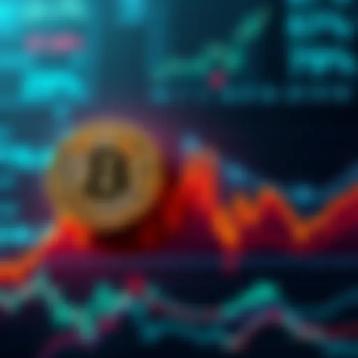 A graph showing Bitcoin's rise and Cronos's decline in value, indicating contrasting market trends