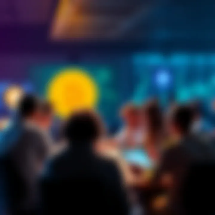 Participants engaging in a lively discussion about Bitcoin in an online forum