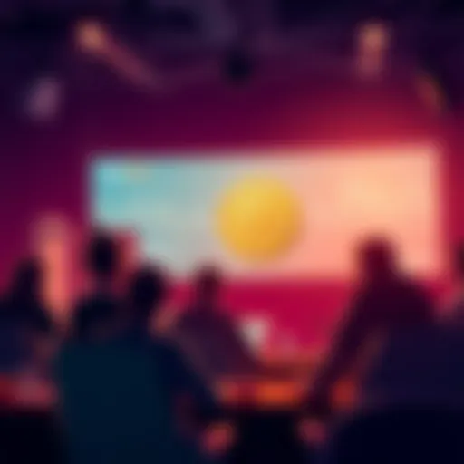A group of people sharing ideas about Bitcoin in an online forum setting.