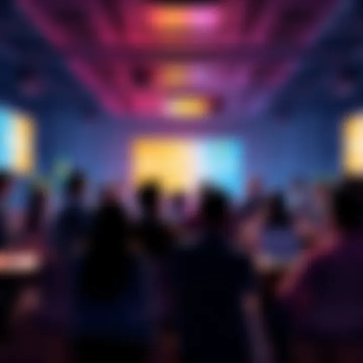 A group of people discussing Bitcoin in a lively forum setting, sharing ideas and asking questions.