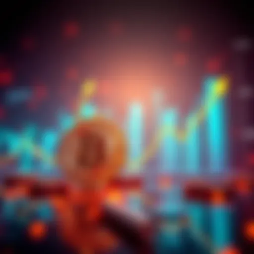 Graph showing Bitcoin's market dominance trends with arrows indicating predictions and discussion points