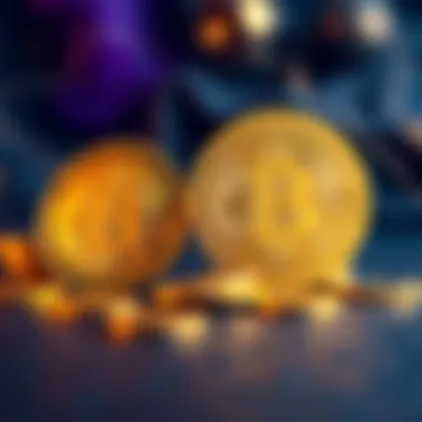 A visual comparison of Bitcoin and gold coins representing modern investing choices