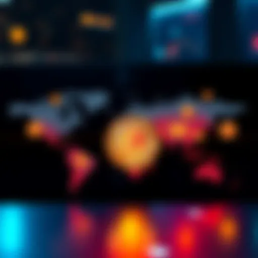 A visual representation of a company's Bitcoin stash compared to global government reserves, featuring Bitcoin symbols and a world map.