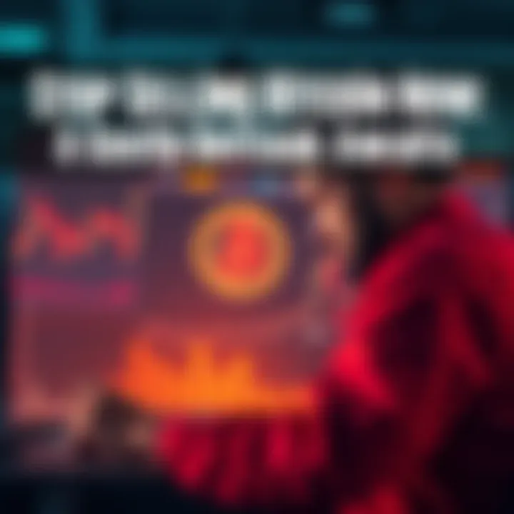 A worried investor looking at Bitcoin charts on a computer screen, contemplating their next move in the market