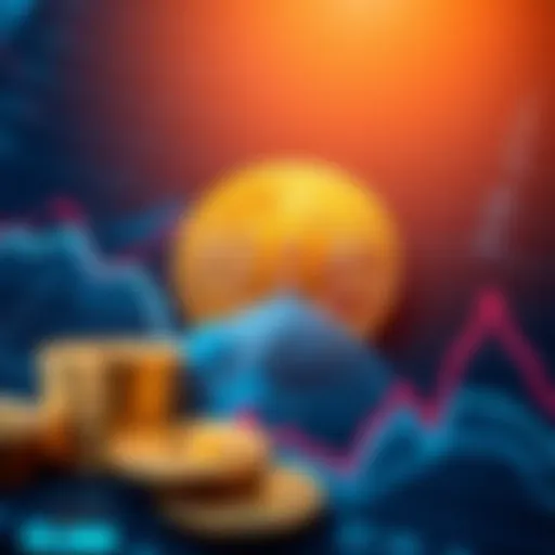 A visual depicting Bitcoin coins and a rising graph, symbolizing growth and investment safety.