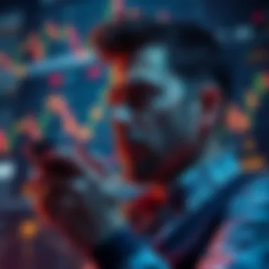 An investor reflects on the ups and downs of Bitcoin prices, featuring a visual representation of fluctuating charts and symbols of resilience in the crypto market.