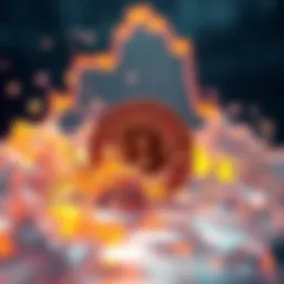 A visual representation of Bitcoin against a backdrop of rising liquid assets, symbolizing the liquidity surge in global markets.
