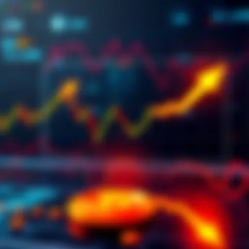 A graphic showing fluctuating Bitcoin price charts with arrows indicating highs and lows, symbolizing market manipulation.