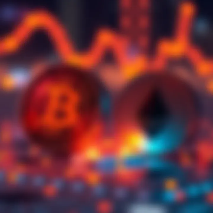 Visual representation of Bitcoin and Monero logos with a secure connection symbol, illustrating a swap between the two cryptocurrencies.