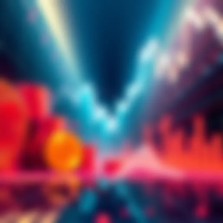 A chart showing a declining trend in Bitcoin prices with visual representation of buying activity