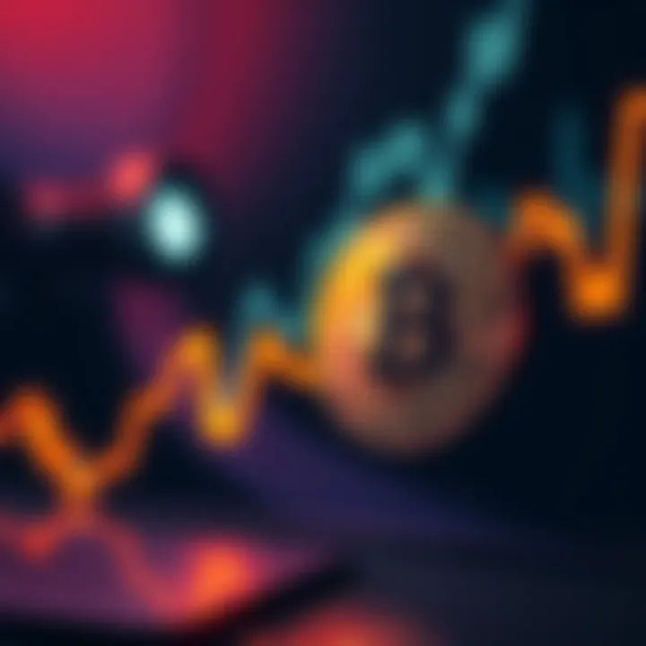 Cardano founder predicts Bitcoin price surge, with a visual of Bitcoin symbol and upward trending graph in the background.