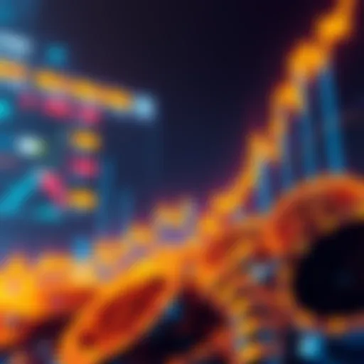 Bitcoin price chart showing a sharp rise to $107,000 followed by a quick drop to $105,000.