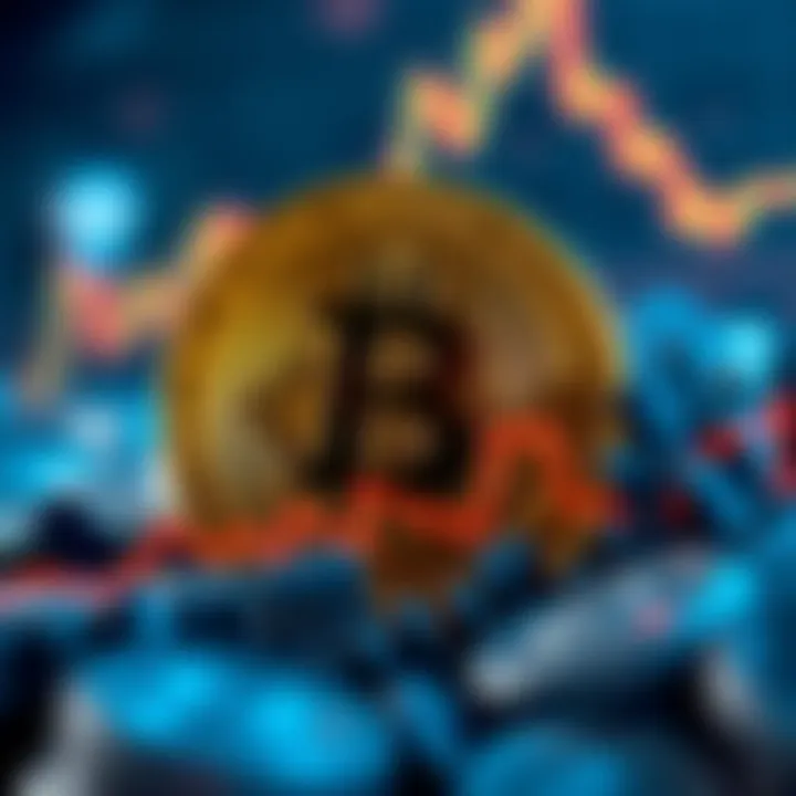 Bitcoin approaching $120K, showing a rising trend chart with a bright background
