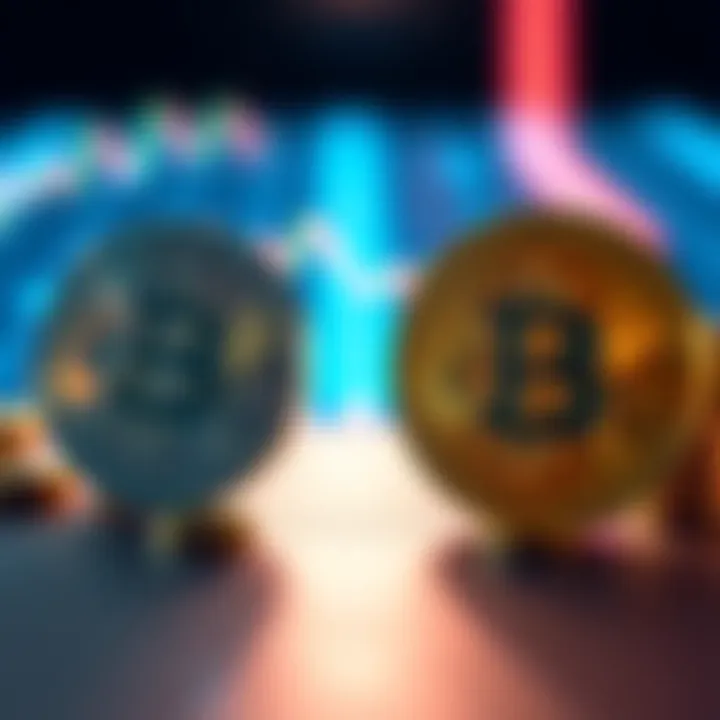 A graphic showing Bitcoin and Satoshis side by side, highlighting the difference in value perception.