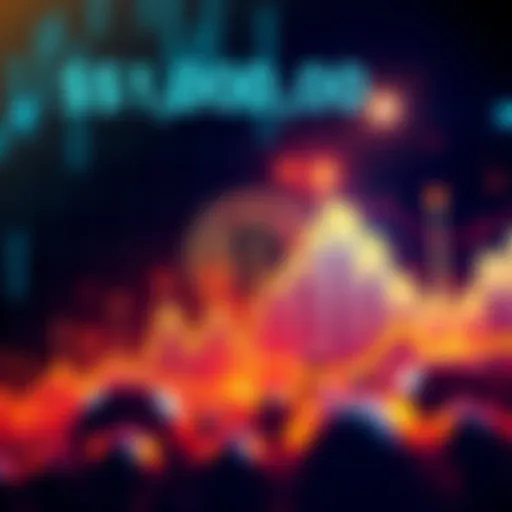 Graph showing Bitcoin price stabilizing at $100,000 with symbols of growth