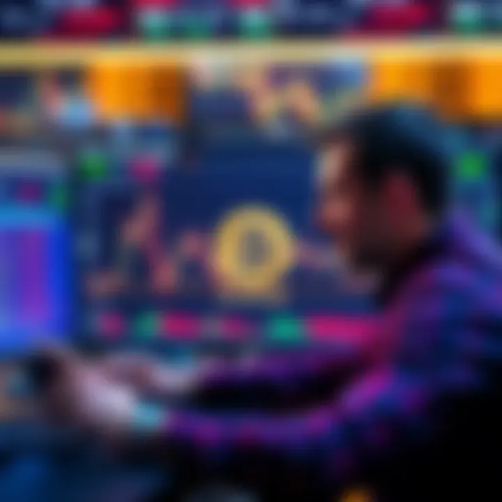 A trader analyzing a Bitcoin chart with 10x leverage, showing a potential liquidation price of $112,000.