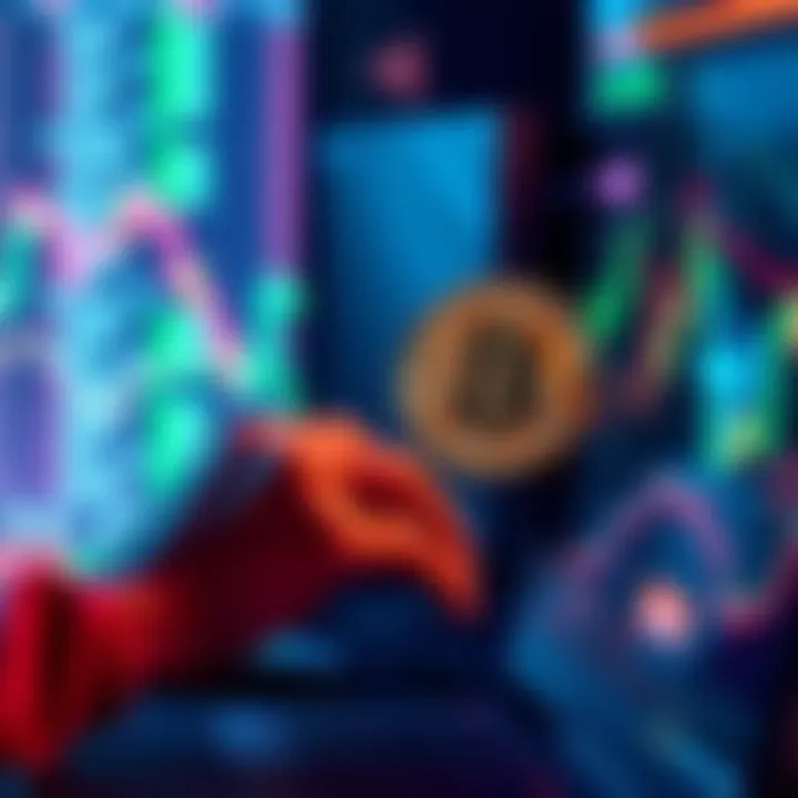 A person using a computer to exchange Bitcoin for USDT on a digital exchange platform