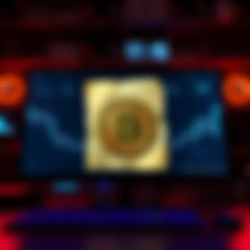 A digital depiction of the original Bitcoin whitepaper on a screen, symbolizing the launch of cryptocurrency.