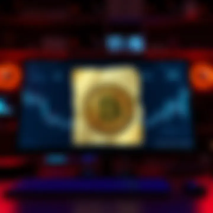 A digital depiction of the original Bitcoin whitepaper on a screen, symbolizing the launch of cryptocurrency.