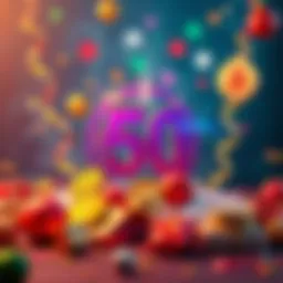 Celebration graphic for BitMart India's ₹50 token giveaway featuring tokens and festive elements