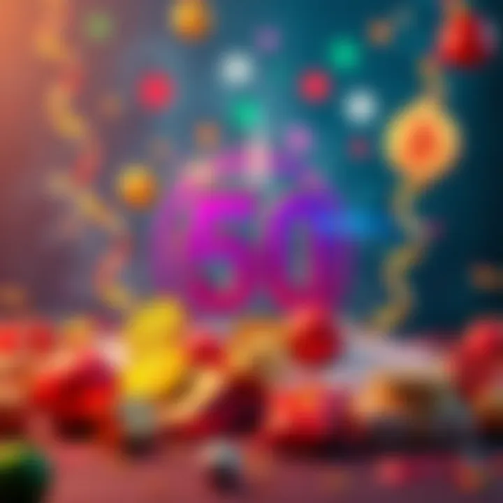 BitMart India Token Giveaway Celebration graphic for BitMart India's โน50 token giveaway featuring tokens and festive elements