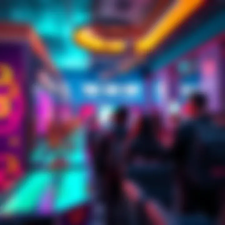 Participants at the BitMart VIP Event with cards, cash rewards, and lounge access.