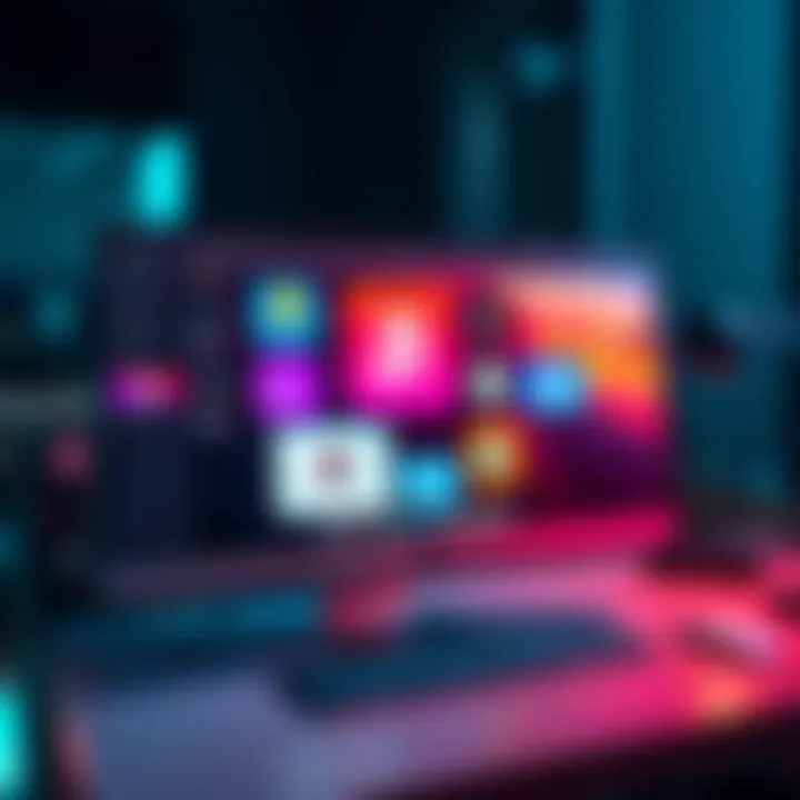 A computer screen displaying various desktop and web applications for exploring blockchain blocks